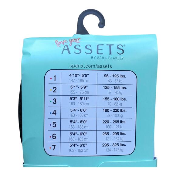 2 Prs Spanx Assets Sara Blakely Textured Wish Bone Shaping Tights Black Size 2 - Picture 10 of 16